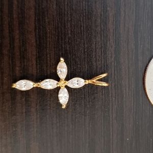 💕Diamond CZ Cross Pendant